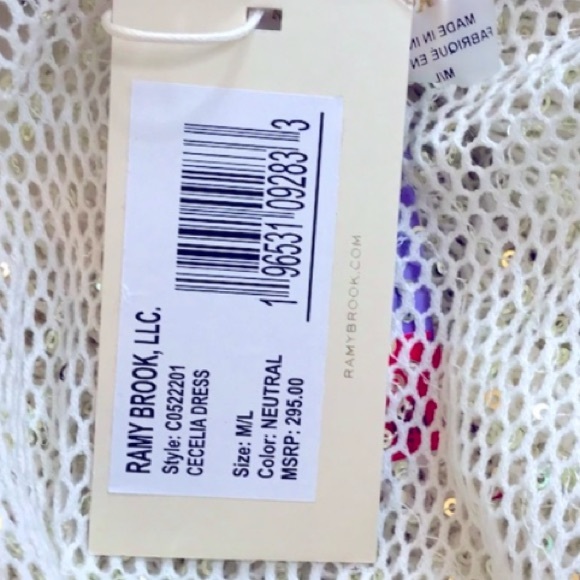 Ramy Brook Cecilia Sequin Crochet dress/cover - Picture 8 of 11